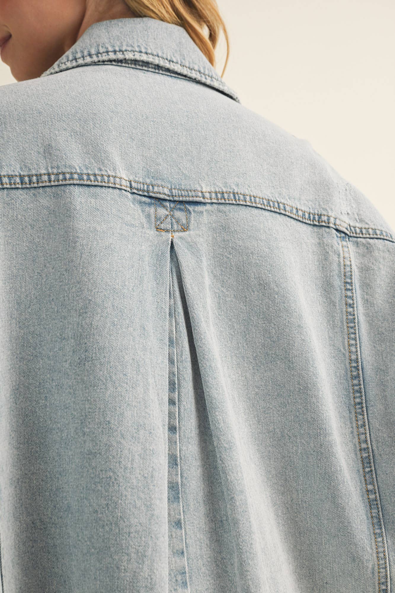 WASHED VINTAGE DENIM JACKET