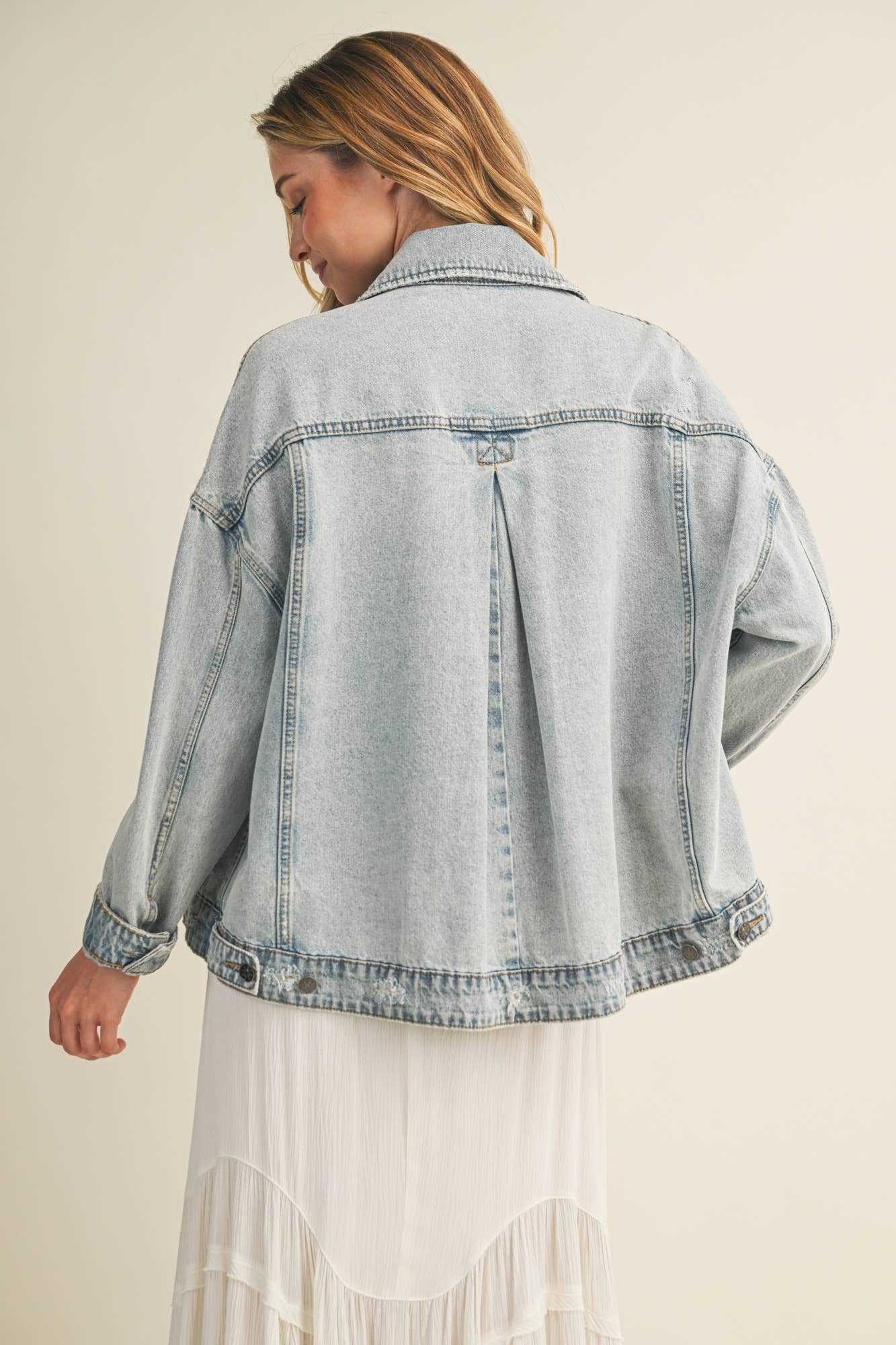 WASHED VINTAGE DENIM JACKET
