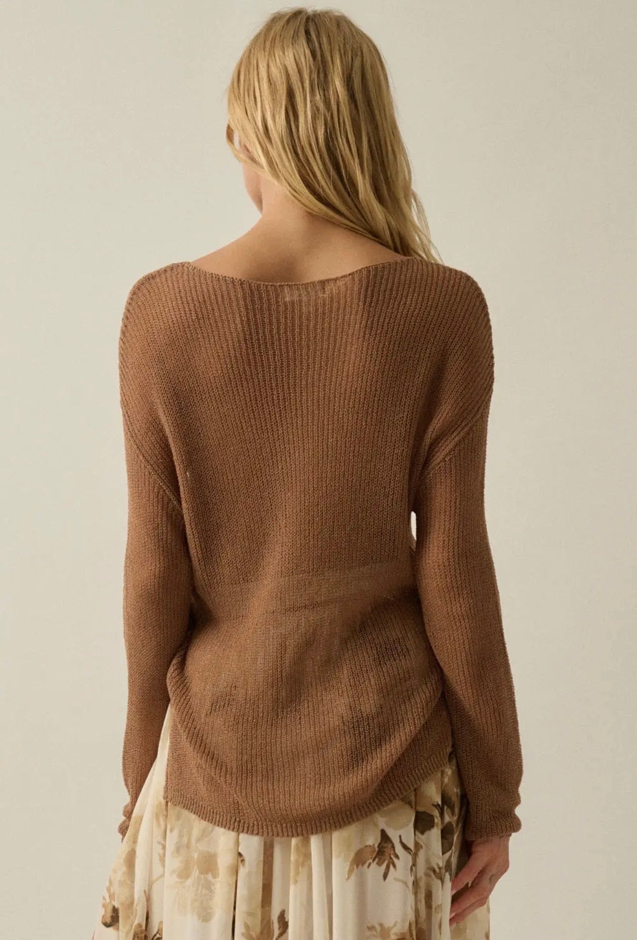 Driftwood Layering Knit