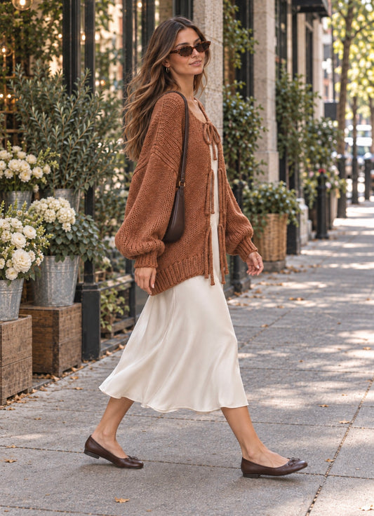 Triple Tie Cardigan