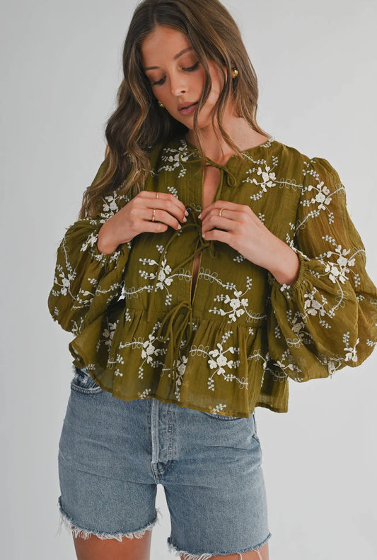 EVERGREEN BLOUSE